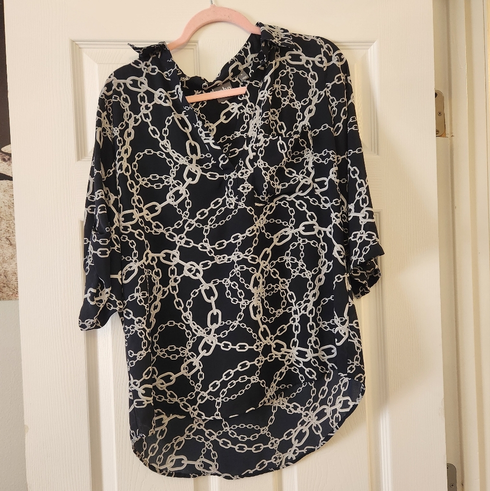 Soho Jeans Chain print Blouse